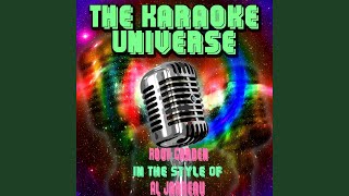 Roof Garden Karaoke Version In the Style of Al Jarreau [upl. by Gastineau594]