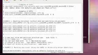 Editing the FSTAB File in Ubuntu  Part 1 [upl. by Vilma]