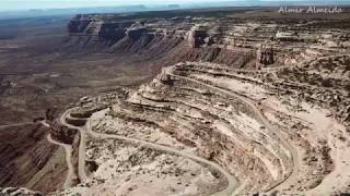 Valley of the Gods  Moki Dugway  Drone 4K Utah  USA [upl. by Piers]