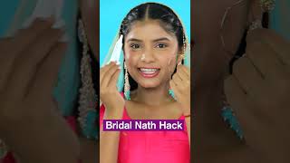 Bridal Nath Hack  Viral Beauty Hacks  Anaysa Shorts [upl. by Ludie]