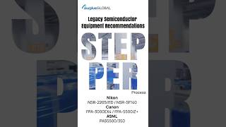 Stepper Equipment  Nikon NSR2205i11D NSRSF140 Canon FPA3000EX4  FPA5500iZ ASML PAS5500350 [upl. by Aluk]