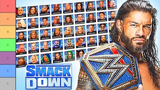 WWE TIER LIST Entire SmackDown Roster Of 2021 [upl. by Bomke]