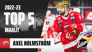 Axel Holmströmin TOP 5 maalit kaudella 202223 [upl. by Romeon]