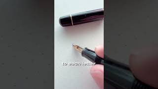 Those letters are so beutifull fountainpen satisfying interestingfacts writingtips [upl. by Michella]