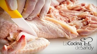 Como deshuesar pollo para matambre en recetas de cocina faciles [upl. by Amihsat]