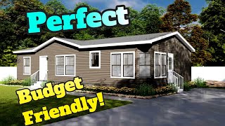 On a Budget This Mobile Home tour will show you luxury living without breaking the bank [upl. by Wakefield671]