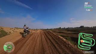 Max Land MX Park Chignolo Pò  22 settembre 2024  Insta360 X3 4K [upl. by Etnaled]