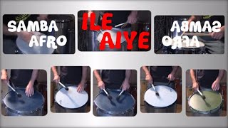 Tutorial SAMBA AFRO 👍 Ilê Aiyè [upl. by Akimal503]