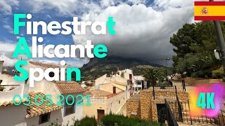 FINESTRAT ALICANTE SPAIN  The Beautiful Village In The Province Of ALICANTE Georgemarc1987 [upl. by Eugatnom288]