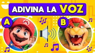 ADIVINA el Personaje de SUPER MARIO BROS por Su VOZ 🤔🧠🧐  Trivia Mario  DiverTrivia ✅ [upl. by Levan]