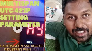 Multispan UTC 421P Temperature Controller SettingParameter in Hindi multispantemperature [upl. by Shank]