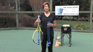 Revolutionary Tennis Tool to Improve Your Serve Groundstokes and Overhead ServeMaster d [upl. by Jaf522]