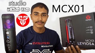 FANTECH MCX01 Leviosa Professional Condenser Microphone  sinhala  Sri Lanka [upl. by Dagny]