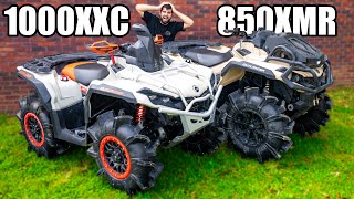 CanAm 850 XMR VS 1000 XMR  Mudding Edition [upl. by Arte]