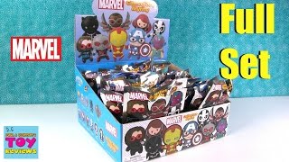 Marvel Series 6 Figural Keyrings  Iron Man Avengers Ant Man  PSToyReviews [upl. by Rollet]