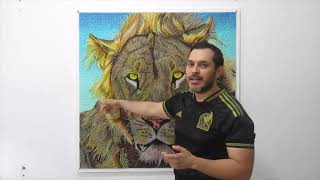 Tutorial de hilorama REALISTA StringArt realista por Luis Lira [upl. by Lasala82]