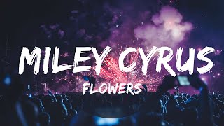 FLOWERS  Miley Cyrus KARAOKE  Music Ariyah [upl. by Odrareve]