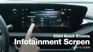 Buick Envista  Infotainment Walkthrough [upl. by Ytomit]