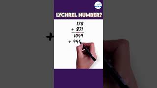 Lychrel Numbers A Beautiful Mystery in Number Theory lychrelnumbers shorts shortsvideo [upl. by Africah507]