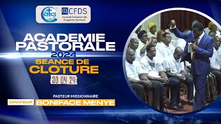 ACADEMIE PASTORALE 2024  EXHORTATION ET BENEDICTION DE FIN [upl. by Ennirac]