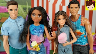 Barbie Skipper y Moana van a la Feria con sus Amigos  Historia Juvenil con Muñecas  Juguetes Titi [upl. by Nylrats]