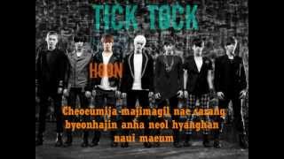 Tick Tock Korean Version by UKiss with lyrics [upl. by Oreves587]