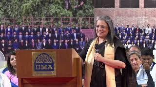 Ms Madhabi Puri Buch Chairperson SEBI addresses students at the 59th Convocation [upl. by Bullough]