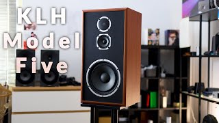 KLH Model Five Speakers  LongTerm Experience Review [upl. by Aehtla623]