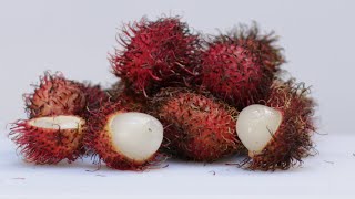 How to eat Rambutan fruit  What does Rambutan Taste like [upl. by Troth]