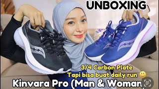 Unboxing Saucony Kinvara Pro Man amp Woman Series [upl. by Laughry]