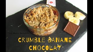 Le Crumble BananeChocolat  un Dessert Réconfortant Facile et Rapide [upl. by Aida]