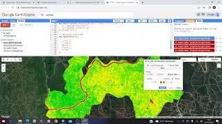 Tutorial Normalized Difference Vegetation Index NDVI Menggunakan Google Earth Engine GEE [upl. by Gabbi]