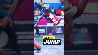 Brilliant Jump 😱  Allur sathish on 👏❤️🔥  VELS UNIVERSITY  kabaddi jumping videos 😍yks kabaddi [upl. by Eladnar391]