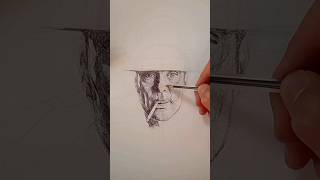 scribbleart scribble art Oppenheimer Cillian Murphy art Cillianmurphy artdrawing sketch [upl. by Turoff988]