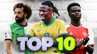 Top 10 Wingers In Football 20232024 [upl. by Liuqa933]