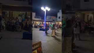 Fuerteventura Corralejo Nightlife Music Square [upl. by Notsuj21]