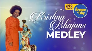 423  Krishna Bhajans Medley  Radio Sai Bhajans [upl. by Aihsekat]