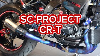 YAMAHA MT10 SCPROJECT EXHAUST TITANIUM 💥🤯🏍️💨 [upl. by Elleynad]