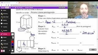 Secondaire 3  Aire et volume des solides [upl. by Airlie477]