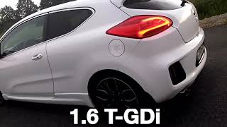 Kia Pro Ceed GT  Ragazzon exhaust [upl. by Adnilreh]