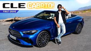 First Drive 2024 Mercedes CLE 450 Cabriolet 6 Cyl [upl. by Ahsiruam]