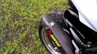 2008 Kawasaki Z1000 Dual Akrapovic carbon fiber exhaust [upl. by Courtney200]