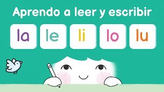 Aprender a leer las sílabas la le li lo lu [upl. by Procto]