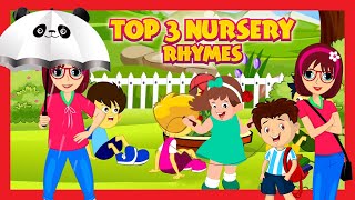 Top 3 Nursery Rhymes  Tia amp Tofu  English Rhymes for Kids  Learning Rhymes [upl. by Suryc]