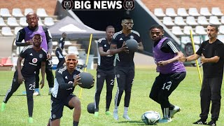 SHOCKING NEWS ORLANDO PIRATES TODAY TRAINING APPEAR TO HAVE NEW FACESAZIZI KI UPDATES [upl. by Rebmit315]