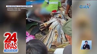 2 menor de edad patay matapos mabagsakan ng nabaling puno ng buli  24 Oras Weekend [upl. by Eelarat]