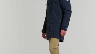 Didriksons drew mens parka  navy [upl. by Yelrebmik]