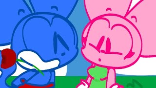 The Smoochie Kiss Riggy and Rosey animation [upl. by Hgielek]