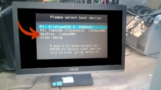 Asus All in one How to boot from a USB Flash Drive  Boot Asus Laptop from USB  Asus Boot Key [upl. by Osrock]