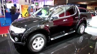 2012 Mitsubishi L200  Exterior and Interior Wakaround  2012 Paris Auto Show [upl. by Einafats236]